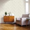 imageTempaper x Novogratz Waverly White Feather Palm Removable Peel and Stick Wallpaper 205 in X 165 ft Made in The USAWaverly White