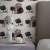 imageTempaper x Novogratz Waverly White ampamp Pink Waverly House Removable Peel and Stick Wallpaper 205 in X 165 ft Made in The USA