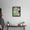 imageThe Novogratz Botanic Abundance I White Framed Art Print 15quotx18quotx1quotBlack Frame