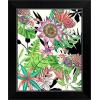 imageThe Novogratz Botanic Abundance I White Framed Art Print 15quotx18quotx1quotBlack Frame
