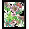 imageThe Novogratz Botanic Abundance I White Framed Art Print 15quotx18quotx1quotBlack Frame