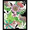 imageThe Novogratz Botanic Abundance I White Framed Art Print 15quotx18quotx1quotBlack Frame