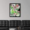 imageThe Novogratz Botanic Abundance I White Framed Art Print 15quotx18quotx1quotBlack Frame