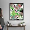 imageThe Novogratz Botanic Abundance I White Framed Art Print 15quotx18quotx1quotBlack Frame