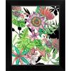 imageThe Novogratz Botanic Abundance I White Framed Art Print 15quotx18quotx1quotBlack Frame