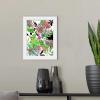 imageThe Novogratz Botanic Abundance I White Framed Art Print 15quotx18quotx1quotWhite Frame