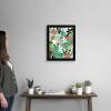 imageThe Novogratz Botanic Abundance II White Framed Art Print 15quotx18quotx1quotBlack Frame