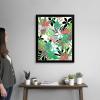 imageThe Novogratz Botanic Abundance II White Framed Art Print 15quotx18quotx1quotBlack Frame