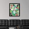 imageThe Novogratz Botanic Abundance II White Framed Art Print 15quotx18quotx1quotBlack Frame