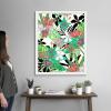 imageThe Novogratz Botanic Abundance II White Framed Art Print 15quotx18quotx1quotWhite Frame
