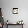 imageThe Novogratz Color Block Llama III White Framed Art Print 15quotx15quotx1quotBlack Frame