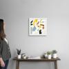 imageThe Novogratz Color Block Llama III White Framed Art Print 15quotx15quotx1quotWhite Frame