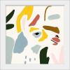 imageThe Novogratz Color Block Llama III White Framed Art Print 15quotx15quotx1quotWhite Frame