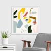 imageThe Novogratz Color Block Llama III White Framed Art Print 15quotx15quotx1quotWhite Frame