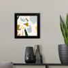 imageThe Novogratz Color Block Llama IV White Framed Art Print 15quotx15quotx1quotBlack Frame