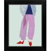imageThe Novogratz Color Me Stripes II White Framed Art Print 15quotx18quotx1quotBlack Frame