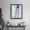 imageThe Novogratz Color Me Stripes II White Framed Art Print 15quotx18quotx1quotBlack Frame