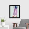 imageThe Novogratz Color Me Stripes II White Framed Art Print 15quotx18quotx1quotBlack Frame