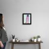 imageThe Novogratz Color Me Stripes II White Framed Art Print 15quotx18quotx1quotBlack Frame