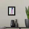 imageThe Novogratz Color Me Stripes II White Framed Art Print 15quotx18quotx1quotBlack Frame