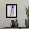imageThe Novogratz Color Me Stripes II White Framed Art Print 15quotx18quotx1quotBlack Frame