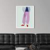 imageThe Novogratz Color Me Stripes II White Framed Art Print 15quotx18quotx1quotWhite Frame