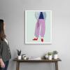 imageThe Novogratz Color Me Stripes II White Framed Art Print 15quotx18quotx1quotWhite Frame