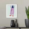imageThe Novogratz Color Me Stripes II White Framed Art Print 15quotx18quotx1quotWhite Frame