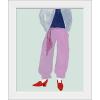 imageThe Novogratz Color Me Stripes II White Framed Art Print 15quotx18quotx1quotWhite Frame