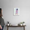 imageThe Novogratz Color Me Stripes II White Framed Art Print 15quotx18quotx1quotWhite Frame