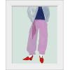 imageThe Novogratz Color Me Stripes II White Framed Art Print 15quotx18quotx1quotWhite Frame