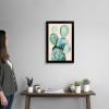 imageThe Novogratz Desert Prickles II White Framed Art Print 15quotx21quotx1quotBlack Frame