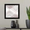 imageThe Novogratz Dusty Lilac Arrow II White Framed Art Print 15quotx15quotx1quotBlack Frame