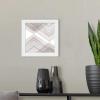imageThe Novogratz Dusty Lilac Arrow II White Framed Art Print 15quotx15quotx1quotWhite Frame