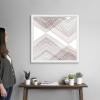 imageThe Novogratz Dusty Lilac Arrow II White Framed Art Print 15quotx15quotx1quotWhite Frame