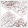 imageThe Novogratz Dusty Lilac Arrow II White Framed Art Print 15quotx15quotx1quotWhite Frame