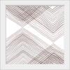 imageThe Novogratz Dusty Lilac Arrow II White Framed Art Print 15quotx15quotx1quotWhite Frame