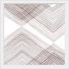 imageThe Novogratz Dusty Lilac Arrow II White Framed Art Print 15quotx15quotx1quotWhite Frame