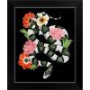 imageThe Novogratz Green Sweet Serpent II White Framed Art Print 15quotx18quotx1quotBlack Frame