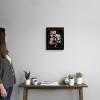 imageThe Novogratz Green Sweet Serpent II White Framed Art Print 15quotx18quotx1quotBlack Frame