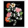 imageThe Novogratz Green Sweet Serpent II White Framed Art Print 15quotx18quotx1quotWhite Frame
