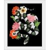 imageThe Novogratz Green Sweet Serpent II White Framed Art Print 15quotx18quotx1quotWhite Frame