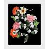 imageThe Novogratz Green Sweet Serpent II White Framed Art Print 15quotx18quotx1quotWhite Frame