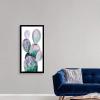 imageThe Novogratz Midnight Cactus II White Framed Art Print 13quotx23quotx1quotBlack Frame