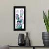 imageThe Novogratz Midnight Cactus II White Framed Art Print 13quotx23quotx1quotBlack Frame