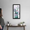 imageThe Novogratz Midnight Cactus II White Framed Art Print 13quotx23quotx1quotBlack Frame