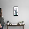 imageThe Novogratz Midnight Cactus II White Framed Art Print 13quotx23quotx1quotBlack Frame