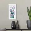 imageThe Novogratz Midnight Cactus II White Framed Art Print 13quotx23quotx1quotWhite Frame
