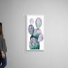 imageThe Novogratz Midnight Cactus II White Framed Art Print 13quotx23quotx1quotWhite Frame