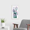 imageThe Novogratz Midnight Cactus II White Framed Art Print 13quotx23quotx1quotWhite Frame